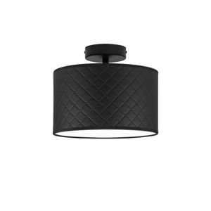 Čierne stropné svietidlo Bulb Attack Trece, ⌀ 25 cm