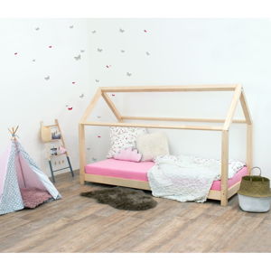 Prírodná detská posteľ bez bočníc zo smrekového dreva Benlemi Tery, 80 × 160 cm