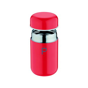 Červená vakuová antikoro termoska Drink Pod Vacuum, 400 ml