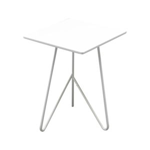 Biely odkladací stolík Design Twist Padang