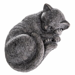 Sivá dekorácia Dakls Sleeping Kitten