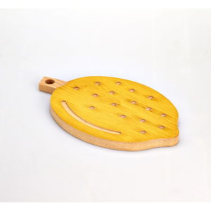Buková doska na krájanie Bisetti Lemon, 21 × 34 cm