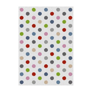 Koberec Universal Norge White Dots, 57 × 110 cm