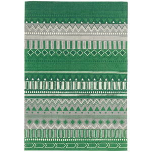 Zelený koberec Asiatic Carpets Tribal Mix, 160 x 230 cm