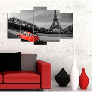Viacdielny obraz 3D Art Romantic Eiffel, 102 × 60 cm