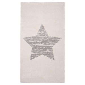 Detský krémový koberec Nattiot Lucero, 80 × 150 cm