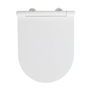 Biele WC sedadlo Wenko Nuoro White, 45,2 × 36,2 cm