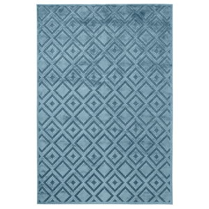 Modrý koberec z viskózy Mint Rugs Iris, 120 × 170 cm