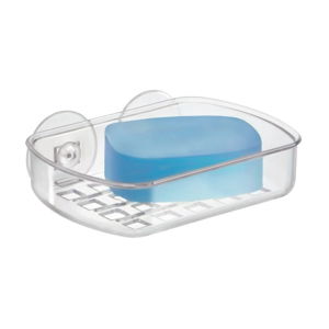Transparentná samodržiaca nádobka na mydlo iDesign Suct