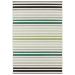 Zeleno-sivý vonkajší koberec Bougari Paros, 160 x 230 cm