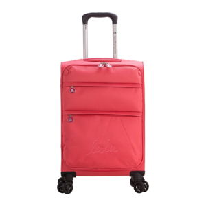 Ružové batožina na 4 kolieskach Lulucastagnette Luciana, 71 l