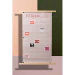 Plagát DOIY 50 Books to Read, 35 x 64 cm