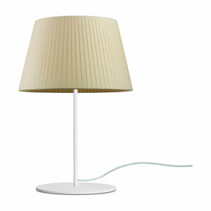 Béžová stolová lampa Sotto Luce Kami, ⌀ 26 cm