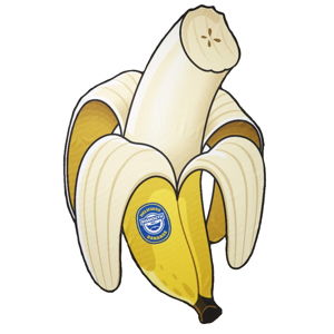 Plážová deka v tvare banánu Big Mouth Inc., 191 x 191 cm