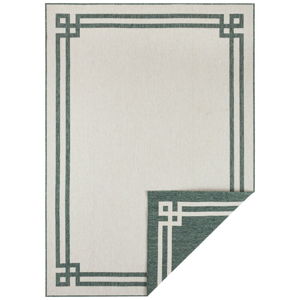 Zeleno-krémový vonkajší koberec NORTHRUGS Manito, 120 x 170 cm