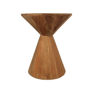 Príručný stolík z recyklovaného dreva HSM collection Hourglass