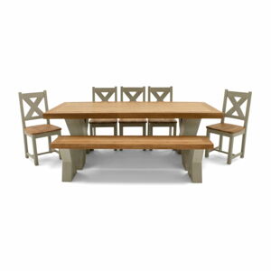 Jedálenský stôl z masívneho dreva VIDA Living Monroe, dĺžka 2,3 m
