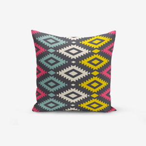 Obliečka na vankúš s prímesou bavlny Minimalist Cushion Covers Colorful Geometric, 45 × 45 cm