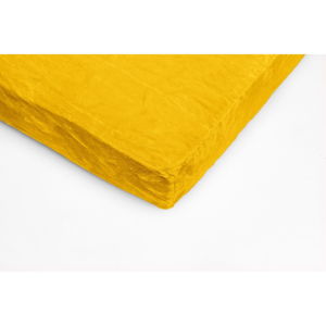 Žltá mikroplyšová plachta My House, 180 × 200 cm
