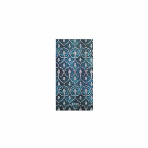 Týždenný diár na rok 2022 Paperblanks Blue Velvet, 9,5 x 18 cm