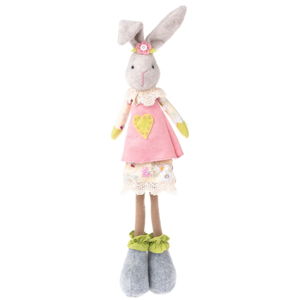 Dekoratívny textilný stojací králik Dakls Girl