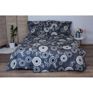 Sivé bavlnené posteľné obliečky Cotton House Elisa, 140 x 200 cm
