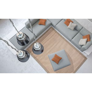 Oranžový vonkajší koberec Webtapetti Chrome, 135 × 190 cm