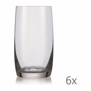 Súprava 6 pohárov na whisky Crystalex Ideal, 380 ml