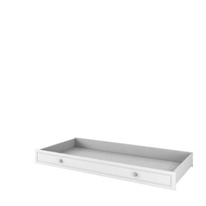 Biela zásuvka pod posteľ BELLAMY Marylou, 90 × 200 cm