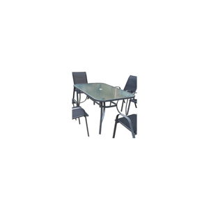 Stôl s doskou z tvrdeného skla Timpani Harbour/Kingston