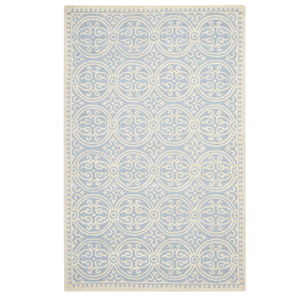 Vlnený koberec Safavieh Marina Blue, 182x274 cm