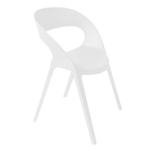 Sada 2 záhradných stoličiek v bielej farbe Resol Carla