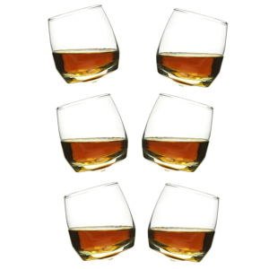 Sada 6 hojdajúcich sa pohárov na whiskey Sagaform