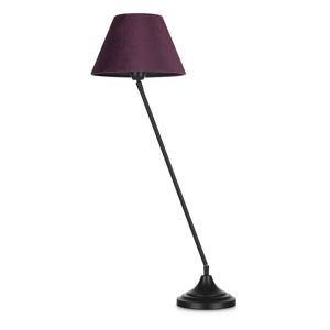 Čierno-fialová stolová lampa Markslöjd Garda