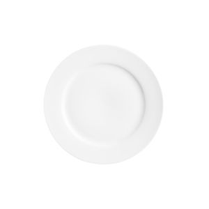 Biely dezertný tanier z porcelánu Price & Kensington Simplicity, Ø 19 cm