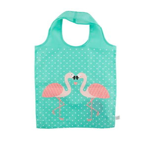 Skladacia nákupná taška Sass & Belle Tropical Flamingo