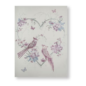Nástenný obraz Graham & Brown Elegant Songbirds, 50 x 70 cm