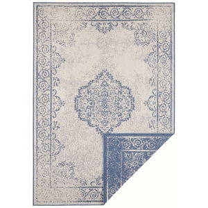 Modro-krémový vonkajší koberec NORTHRUGS Cebu, 160 x 230 cm