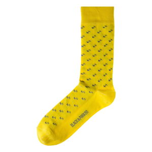 Žlté ponožky Black & Parker London Yellow, veľkosť 37 - 43