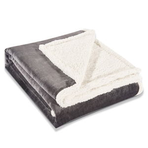 Sivá deka z mikrovlákna DecoKing Dimgray, 220 × 240 cm