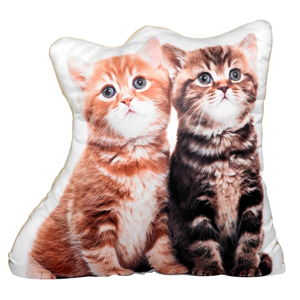 Vankúšik s potlačou dvoch mačiatok Adorable Cushions