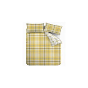 Žlté posteľné obliečky Catherine Lansfield Lausanne, 135 x 200 cm