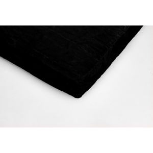Čierna mikroplyšová prikrývka na dvojlôžko My House, 180 × 200 cm