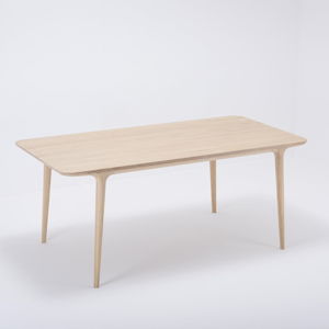 Jedálenský stôl z masívneho dubového dreva Gazzda Fawn, 180 × 90 cm