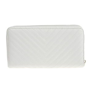 Biela koženková peňaženka Carla Ferreri