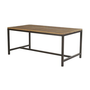 Jedálenský stôl s doskou z brestového dreva Interstil Vintage, 180 × 45 cm