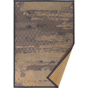 Béžový vzorovaný obojstranný koberec Narma Nehatu, 70 × 140 cm