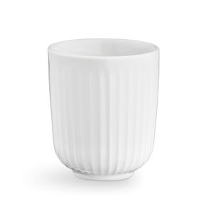 Biely porcelánový hrnček Kähler Design Hammershoi, 300 ml