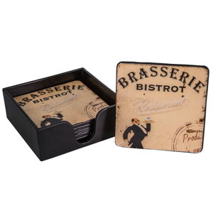 Set 6 ks podložiek Antic Line Brasserie