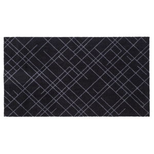 Čierno-sivá rohožka Tica copenhagen Lines, 67 × 120 cm